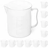 Steinberg Systems Plastikinė laboratorinė stiklinė su 500 ml gradacija - 10 vnt.
