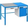 Stół szlifierski warsztatowy su stalčiumi na pył i szafką PRO-LINE 1180x780x850mm