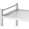 Suvirintas, mobilus, 2 lentynų maitinimo maitinimo vežimėlis iki 100 kg - Hendi 816691