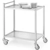Suvirintas, mobilus, 2 lentynų maitinimo maitinimo vežimėlis iki 100 kg - Hendi 816691