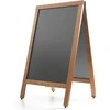 Medinė pastatoma lenta su juodu paviršiumi 500x850mm