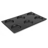 Aliuminio padėklas GN 1/1 su apskritomis formomis 125mm su nelimpančia danga 530x325mm Hendi 808757
