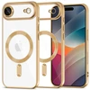 Tech-Protect MagFlex MagSafe dėklas skirtas Apple iPhone 17 Air – skaidrus aukso spalvos