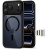 „Tech-Protect Magpeak Magsafe CC“ dėklas, skirtas „iPhone 17 Pro Max“ – skaidrus, juodas