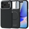 Tech-Protect Ion Carbon MagSafe dėklas skirtas Apple iPhone 17 Pro Max – Gray/juodos spalvos