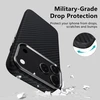 Tech-Protect Ion Carbon MagSafe dėklas skirtas Apple iPhone 17 Pro Max – Gray/juodos spalvos