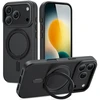 Tech-Protect MagRing MagSafe dėklas skirtas Apple iPhone 17 Pro – matinis juodos spalvos
