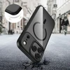 Tech-Protect MagMat MagSafe dėklas skirtas Apple iPhone 17 Pro Max – skaidrus juodos spalvos