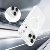 „Tech-Protect MagSlim MagSafe“ dėklas, skirtas „iPhone 17 Pro“ – matinis baltas