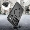 Tech-Protect MagStand MagSafe dėklas skirtas Apple iPhone 17 Pro – matinis juodos spalvos