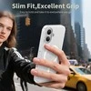 „Tech-Protect MagSlim MagSafe“ dėklas, skirtas „iPhone 17“ – matinės baltos spalvos