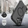 „Tech-Protect MagMat MagSafe“ dėklas, skirtas „iPhone 17“ – matinis juodas