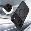„Tech-Protect Magpeak Magsafe CC“ dėklas, skirtas „iPhone 17 Pro Max“ – matinis juodas