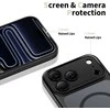 „Tech-Protect Magpeak Magsafe CC“ dėklas, skirtas „iPhone 17 Pro Max“ – matinis juodas
