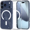 Tech-Protect FlexAir MagSafe dėklas skirtas Apple iPhone 17 Pro Max – skaidrus Glitter