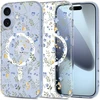 Tech-Protect FlexAir MagSafe dėklas skirtas Apple iPhone 17 – Daisies with Leaves
