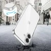 „Tech-Protect FlexAir“ dėklas, skirtas „iPhone 17“ – skaidrus