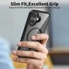 „Tech-Protect MagMat MagSafe“ dėklas, skirtas „iPhone 17“ – skaidrus, juodas