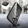 „Tech-Protect MagMat MagSafe“ dėklas, skirtas „iPhone 17“ – skaidrus, juodas