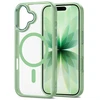 „Tech-Protect MagMat MagSafe“ dėklas, skirtas „iPhone 17“ – permatomas Žalias