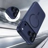 „Tech-Protect Magpeak Magsafe CC“ dėklas, skirtas „iPhone 17 Pro Max“ – matinės mėlynos spalvos Mėlyna