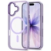 „Tech-Protect MagMat MagSafe“ dėklas, skirtas iPhone 17 - permatomas violetinis