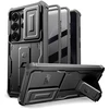 Dėklas Tech-Protect Kevlar Cam+ 2-Set Samsung Galaxy S26 Ultra juodos spalvos