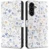 Dėklas „Tech-Protect“ piniginė „Samsung Galaxy A57 5G“, pavasarinės gėlės