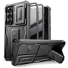 Dėklas Tech-Protect Kevlar Cam+ 2-Set Samsung Galaxy S26 juodos spalvos