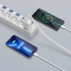 Tech-Protect C20W USB-C PD 20W / USB-A QC 3.0 įkroviklis su USB-C / USB-C laidu – baltas