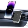 Tech-Protect CW19 MagSafe magnetinis automobilinis laikiklis su 15W indukciniu įkrovikliu orlaidei - juodas