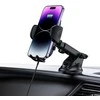 Tech-Protect CM15W-V1 automobilinis telefono laikiklis su 15 W indukciniu įkrovikliu, skirtas kabinos / oro išleidimo angai - juodas