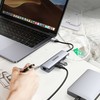 UGREEN CM266 adapteris yra 5in1 USB 3x USB 3.0 micro USB RJ45