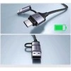 Adapteris audio Ugreen su funkcijakowanie 2in1 USB-C - USB-A/C + mini lizdas - juoda
