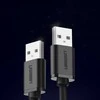 USB 2.0 M-M UGREEN cable US102, 1.5m (juodas)