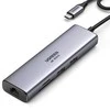 Adapterio šakotuvas UGREEN, USB-C iki 2x USB 3.0, HDMI, RJ45, SD/TF