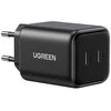 Įkroviklis Ugreen GaN 45W 2xUSB-C - juoda