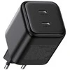 Įkroviklis Ugreen GaN 45W 2xUSB-C - juoda