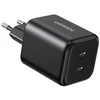 Įkroviklis Ugreen GaN 45W 2xUSB-C - juoda
