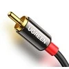 Lizdas iki 2RCA kabelis UGREEN AV116 3.5mm (Cinch) 5m (juodas)