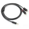 UGREEN AV102 2x RCA (Cinch) kištukai - 3.5mm lizdas kabelis 5m juodas