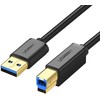 USB 3.0 AB UGREEN US210 kabelis spausdintuvui 1m