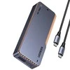 Ugreen D703 USB4 40Gb/s M.2 NVMe SSD Enclosure with Active Cooling - Gray