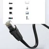 UGREEN Ethernet RJ45 plokščias tinklo kabelis CAT.6 UTP 2m - Juodas