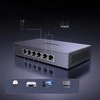 Šakotuvas „Ugreen“ 6 prievadų 1 Gb/s Ethernet komutatorius su PoE – rutulinis