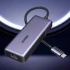 Tinklo adapteris Ugreen UGCM848USB-C į RJ45, 5GbE (juodas)