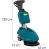 Ulsonix Akumuliatorinė grindų plovimo mašina 35 cm 15 l 160 aps./min.