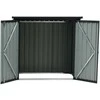 Uniprodo Metalinė sodo įrankių namelis 145 x 86 x 135 cm