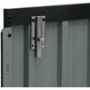 Uniprodo Metalinė sodo įrankių namelis 145 x 86 x 135 cm