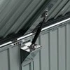 Uniprodo Dangtelio korpusas 2 šiukšliadėžėms 240 l metalinis